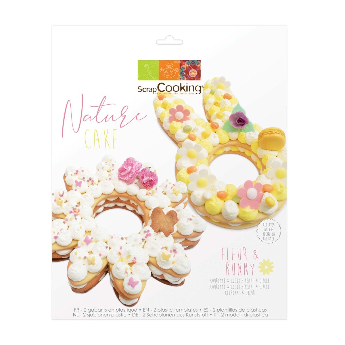 Nature cake - šablony na dort sada 2 ks